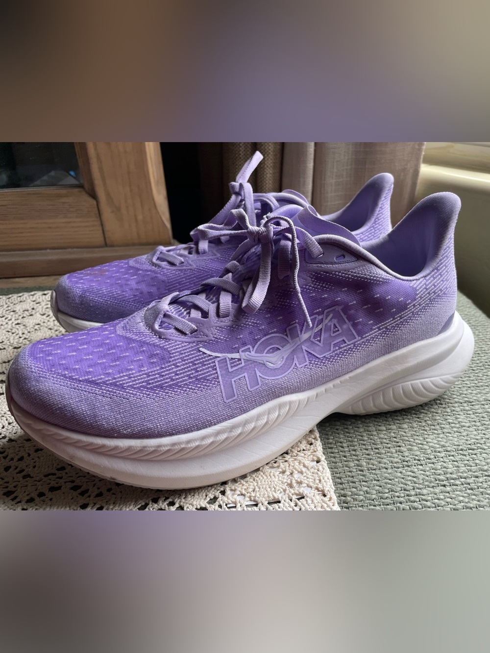 Hoka Women's Lavender Athletic Running Shoes 81/2 8.5
